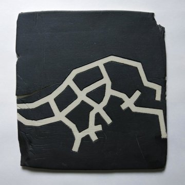 Territori assenyalat XXVI, porcellana, 30 x 30 x 1 cm., 2013_w600_h600